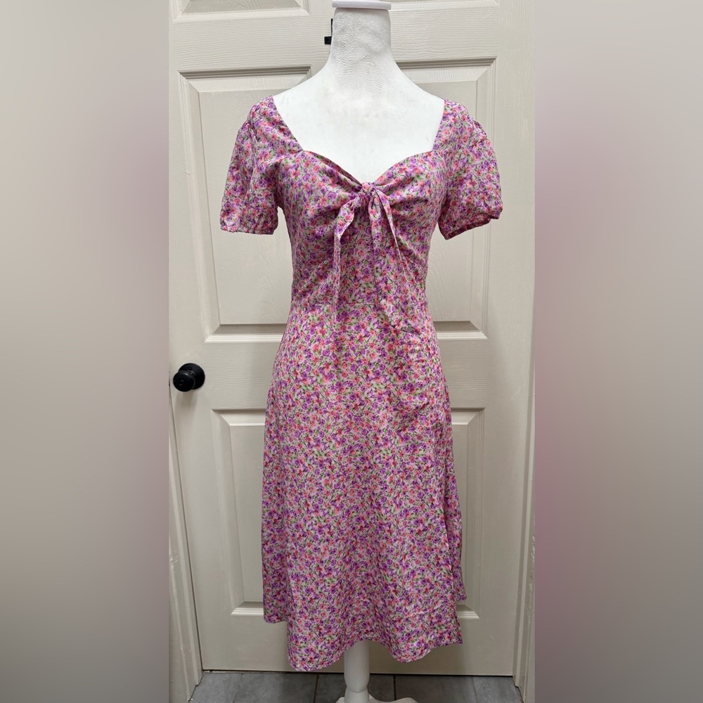 Cupshe Pink Floral Swimwear